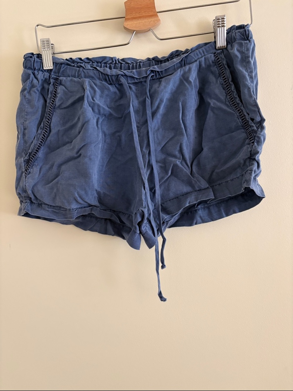 cloth & stone Navy Drawstring Casual Athletic Shorts
